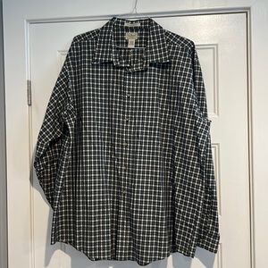 LL Bean Mens Long Sleeve Button Down Shirt